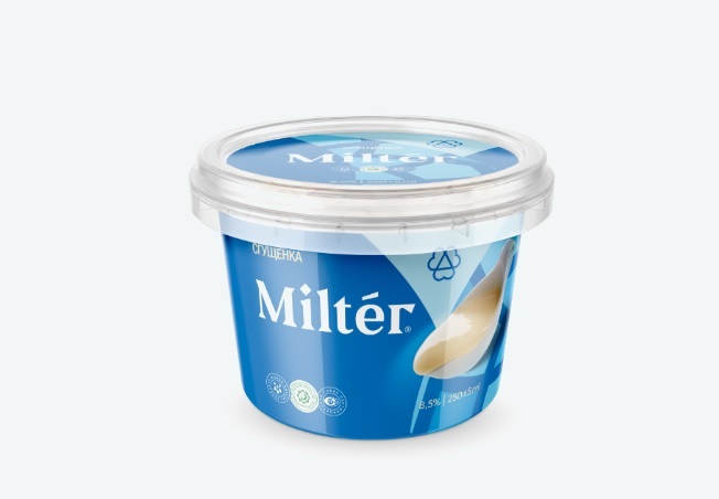 МОЛОКО СГУЩ.МОЛОЧ.8.5% MILTER 250Г