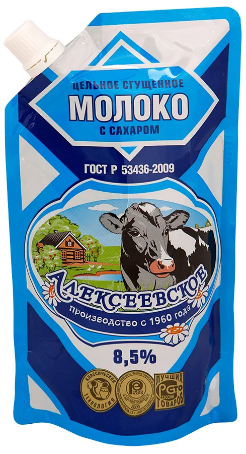 СГУЩ.ЦЕЛЬН.С САХ. АЛЕКСЕЕВСКОЕ 8.5% 270Г