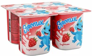 ЙОГУРТ КЛУБНИКА 2,5% ЭРМИК 110Г