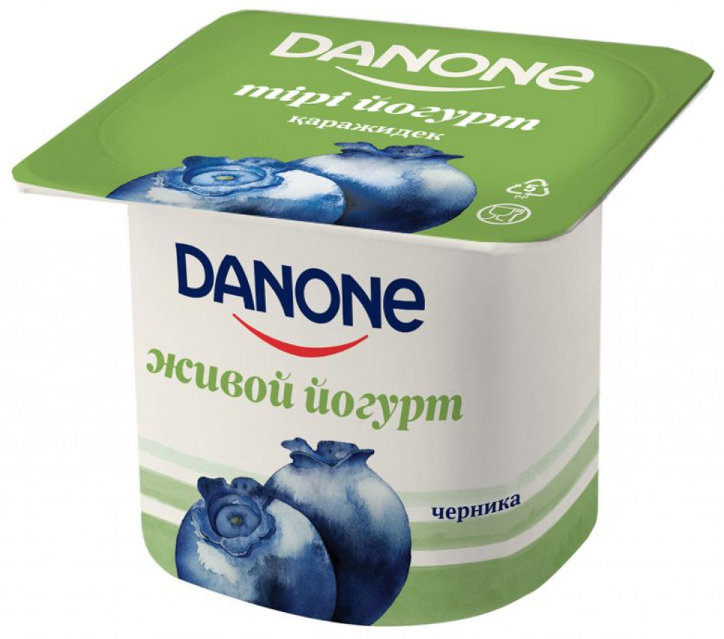 ЙОГУРТ 2.5% ЧЕРНИКА ДАНОН 120Г