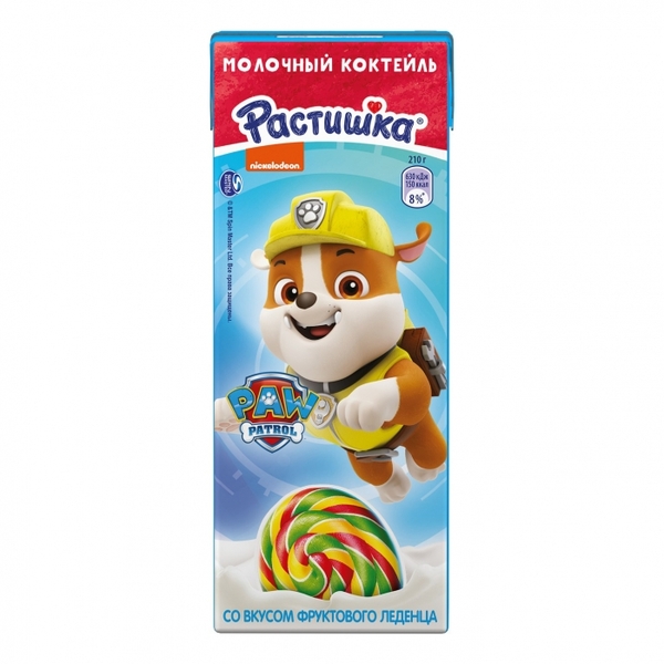 РАСТИШКА КОКТЕЙЛЬ МОЛ.ФРУК.ЛЕДЕНЕЦ 2% 210Г