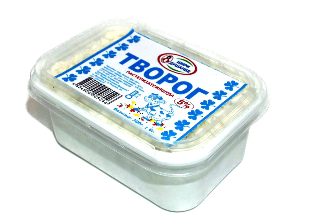 ТВОРОГ 5% ШИРИ ДУШАНБЕ 250Г