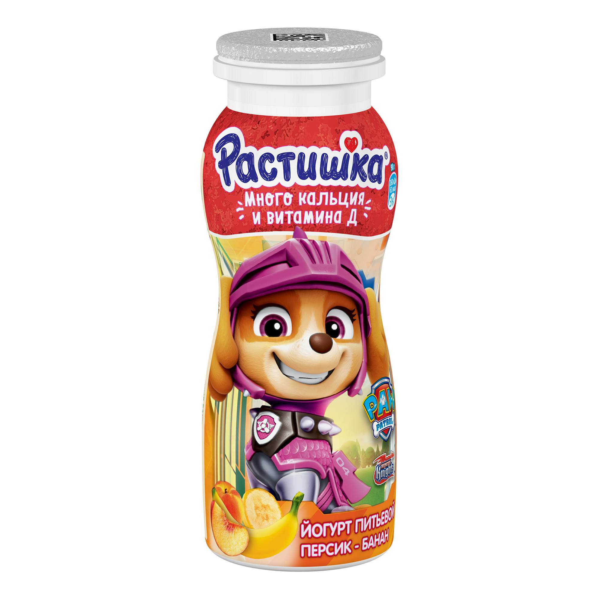ЙОГ.ПИТ.РАСТИШКА ПЕРСИК БАНАН 1,6% 90Г