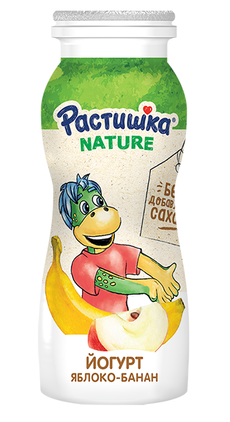 ЙОГ.ПИТ.РАСТИШКА ЯБЛОКО-БАНАН 1,6% 90Г