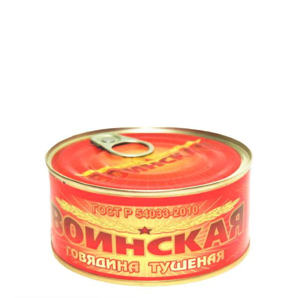 ВОИНСКАЯ ГОВЯДИНА ТУШЕНАЯ 325ГР