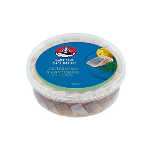 СЕЛЕДКА К КАРТОШКЕ КУС. УКРОБА 500ГР