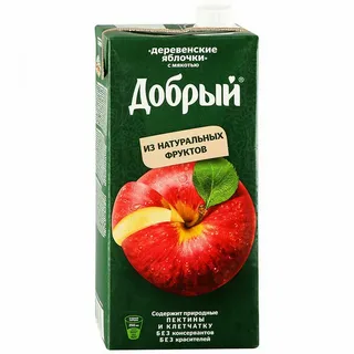 НАПИТ.ДОБРЫЙ ДЕРЕВЕН.ЯБЛ.МЯК.50% ДП 1Л