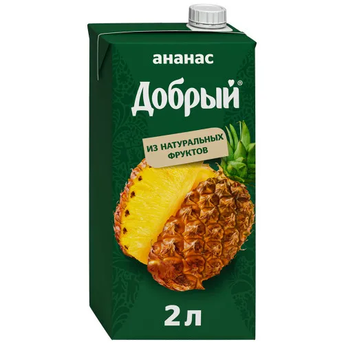 НЕКТАР ДОБРЫЙ АНАНАСОВЫЙ 40% ДП 2Л
