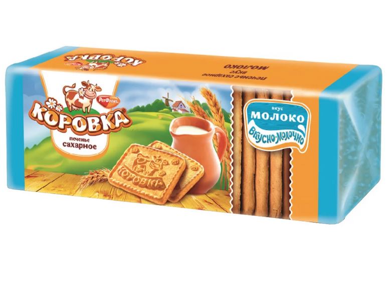 ПЕЧЕНЬЕ КОРОВКА С МОЛОКОМ 375Г