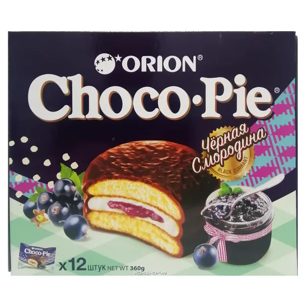 ПЕЧЕНЬЕ ШОК.ЧЕРНАЯ СМОР.CHOCO PIE 360ГР