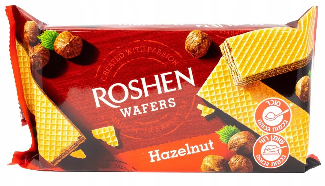 ВАФЛИ ОРЕХОВЫЕ ROSHEN 216Г