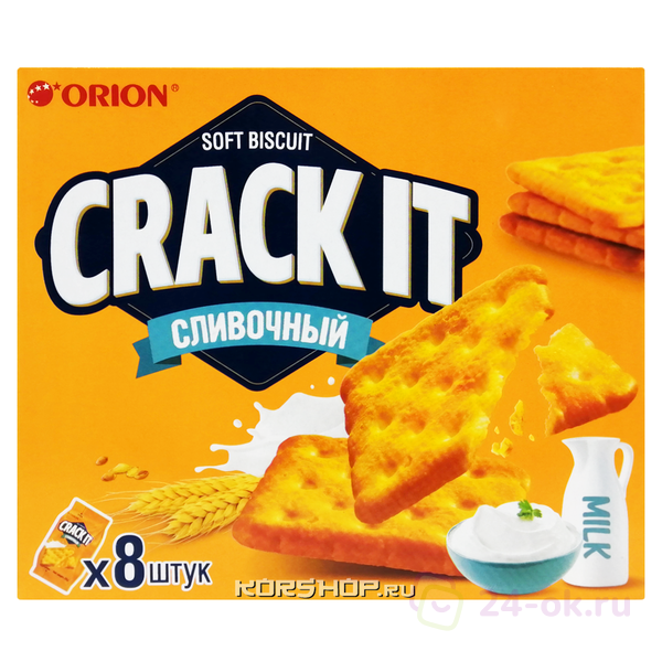 ПЕЧЕНЬЕ ЗАТЯЖН.СЛИВ.ORION CRACK IT 160Г