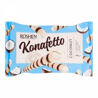 ВАФЕЛ.ТРУБОЧ.КОКОС KONAFETTO ROSHEN 140Г