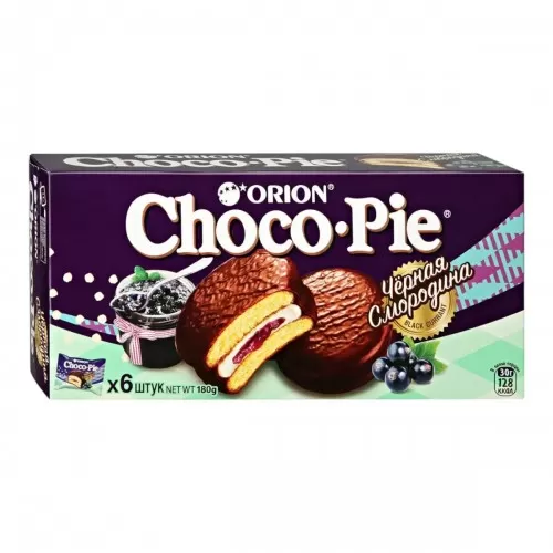 ПЕЧЕНЬЕ ШОК.ЧЁРН.СМОР.CHOCO PIE 180ГР