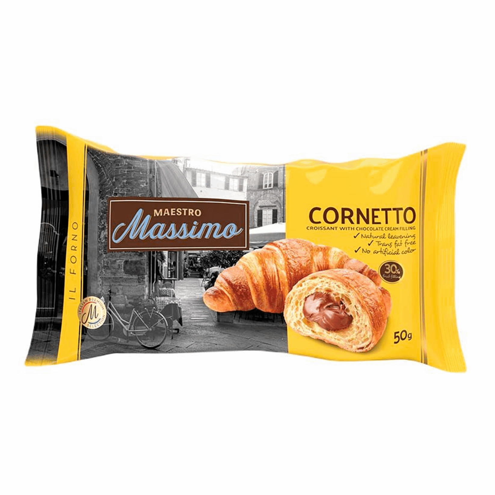 КРУАССАН CORNETTO КЛУБНИЧ.НАЧИНКА 50Г