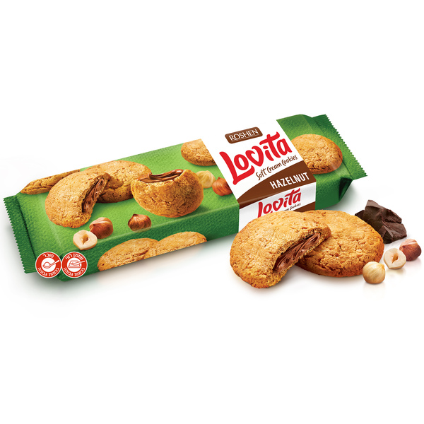 ПЕЧЕНЬЕ МОЛ.ROSHEN LOVITA 127Г