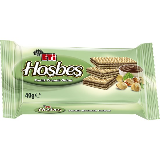 ВАФЛИ СО ВКУСОМ КАКАО HOSBES 40ГР