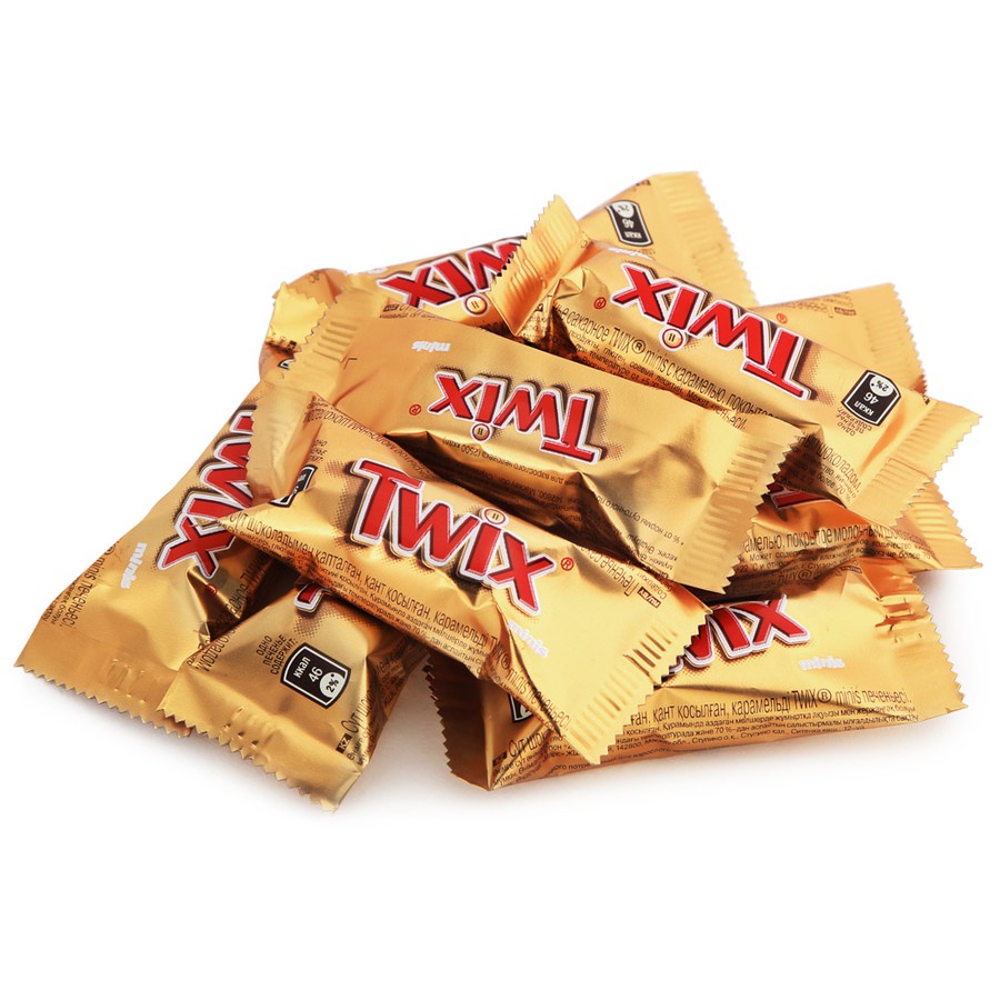 КОНФЕТЫ ШОКОЛАДНЫЕ TWIX 1КГ ВЕС