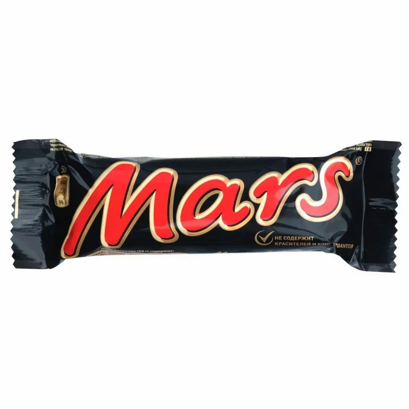 БАТОНЧИК ШОКОЛАДНЫЙ MARS 51ГР