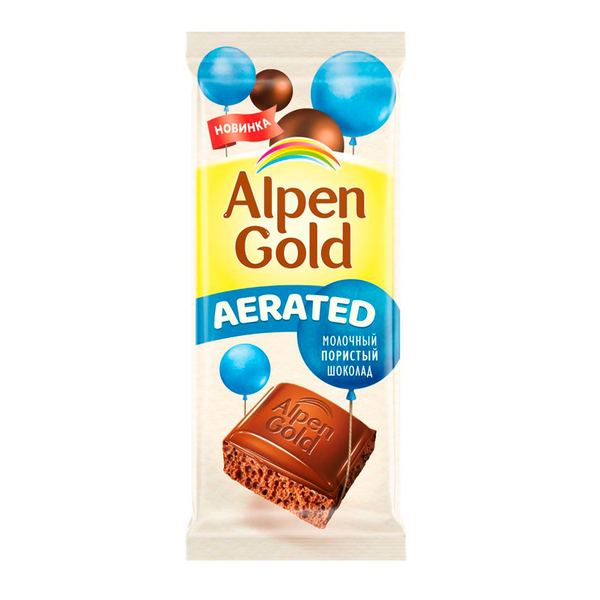 ШОКОЛАД ПОР.МОЛОЧ.ALPEN GOLD 80Г