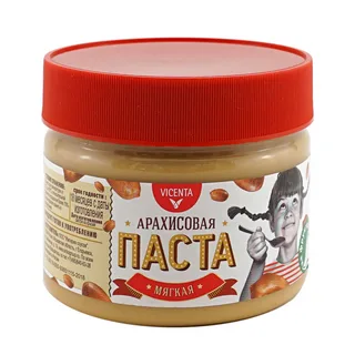 ПАСТА АРАХИСОВАЯ МЯГКАЯ VICENTA 250Г