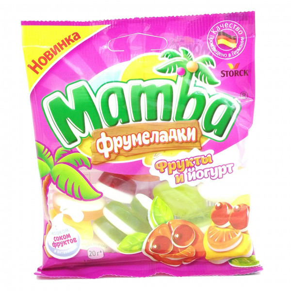 MAMBA "ФРУМЕЛАДКИ ФРУКТОВЫЙ МИКС" 72 ГР.