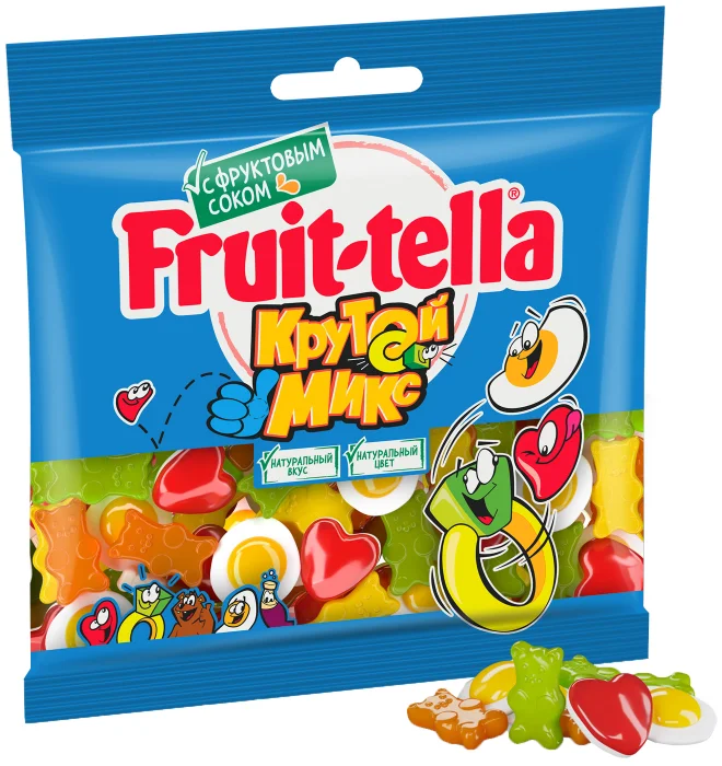 МАРМЕЛАД ЖЕВ.ПРОХЛ.МИКС FRUITTELLA 70Г