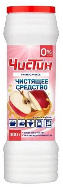 ЧИСТ.СРЕД.ПОРОШОК ЯБЛОКО ЧИСТИН 400МЛ