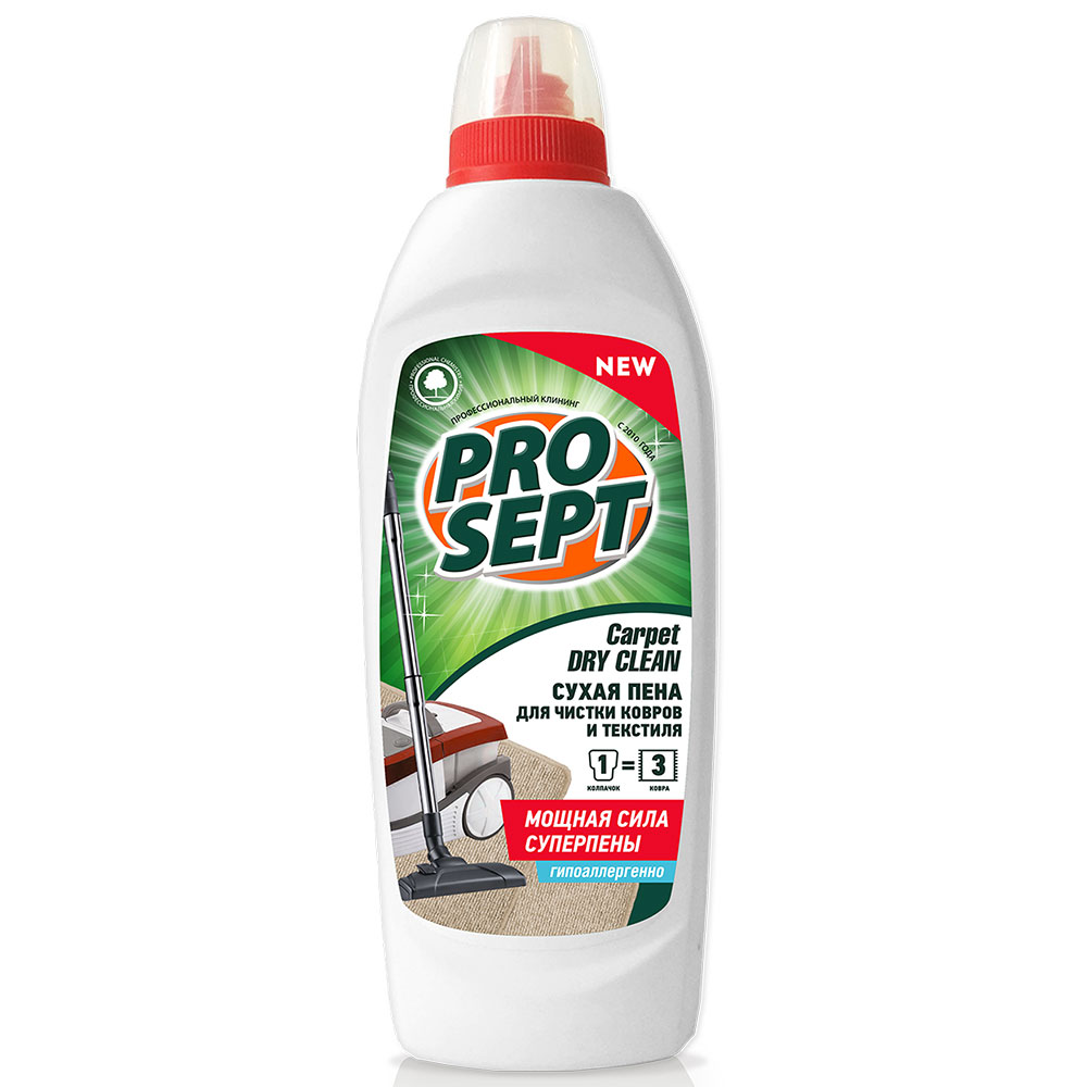 ШАМПУНЬ ДЛЯ КОВРОВ CARPET DRYCLEAN 0,5Л