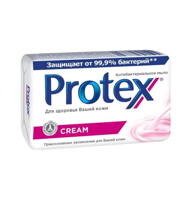 МЫЛО АНТИБАКТЕРИАЛЬНОЕ CREAM PROTEX 90Г