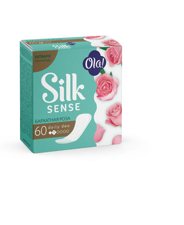 ПРОКЛАДКИ БАРХАТНАЯ РОЗА SILK SENSE 60ШТ
