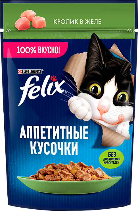 КОРМ Д/К КРОЛИК FELIX 75Г