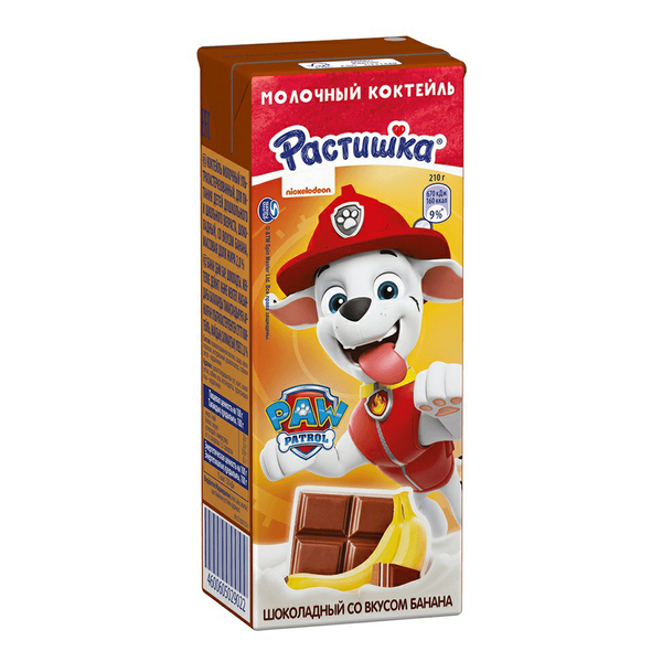РАСТИШКА КОКТЕЙЛЬ МОЛОЧ.ШОК.БАНАН 2% 210Г