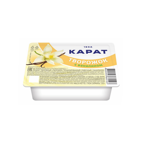 ТВОРОЖОК СЛИВОЧ.С ВАНИЛЬЮ 10% 230Г